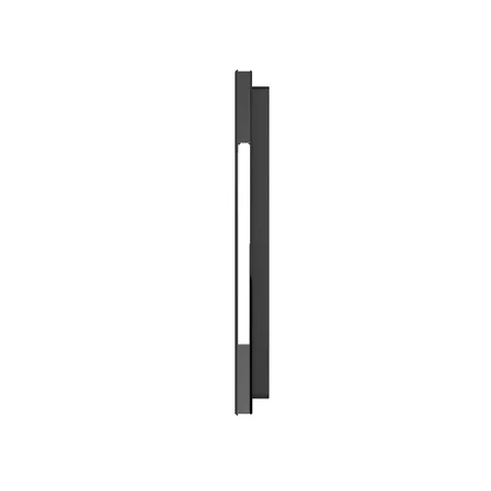 Рамка для сенсорных выключателей двойная, 4 клавиши (2-2) чёрная